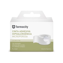 Tela Adhesiva Farmacity Microporosa L: 9 m A: 2,5 cm