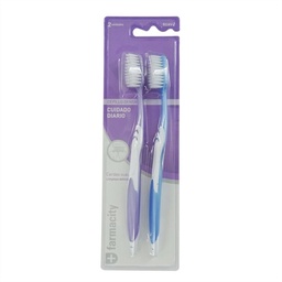 Cepillo Dental Farmacity Suave x 2 un