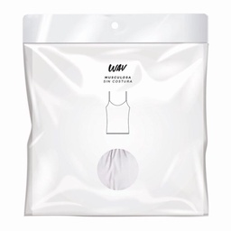 Musculosa Sin Costuras Wav Blanca Musculosa Sin Costuras Wav Blanca