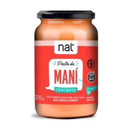 Pasta de Maní Nat Crocante x 370 g