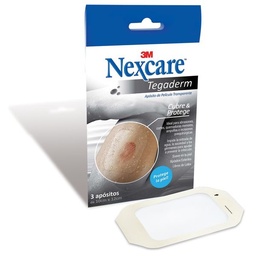 Apósito 3m Nexcare Tegaderm Transparente Grande 10 cm x 12 cm x 3 un