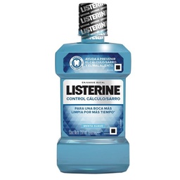 Enguaje Bucal Listerine Antisarro Frescura Intensa x 250 ml