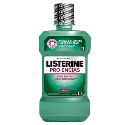 Enjuague Bucal Listerine Pro-encías Frescura Intensa x 500 ml