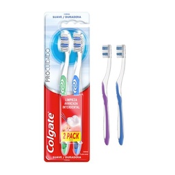 Cepillo Dental Colgate Pro Cuidado Suave x 2 un