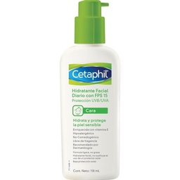 Crema Facial Cetaphil Hidratante Diario Fps 15 x 118 ml