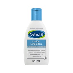 Loción de Limpieza Cetaphil para Piel Sensible x 120 ml