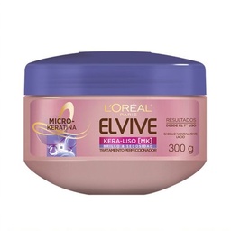 Crema Tratamiento Elvive L´oréal Paris Keraliso Brillo y Sedosidad x 300 ml