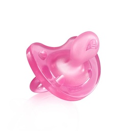 Chupete Chicco Sil Physio Soft 0 A 6 Meses Rosa x 1 un