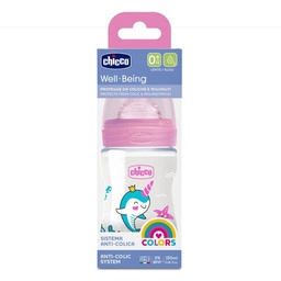 Mamadera Chicco Well Being Girl x 150 ml