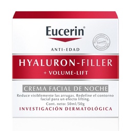 Crema de Noche Eucerin Hyauron-filler + Volume-lift para Todo Tipo de Piel x 50 ml