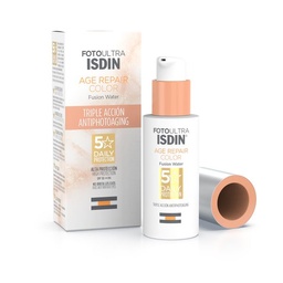 Protector Solar Facial Isdin Age Repair Color Spf 50 x 50 ml