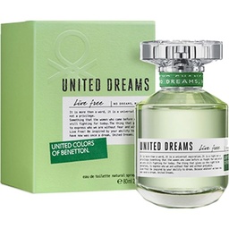 Edt Benetton United Dream Live Free x 80 ml Edt Benetton United Dream Live Free x 80 ml