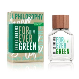 Edt Benetton United Dream Forever Green For Him x 100 ml