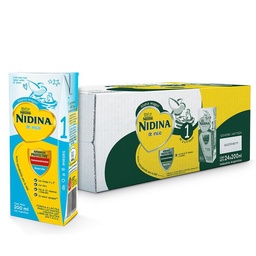 Leche Líquida Nidina de 0 A 6  Meses x 24 un x 200 ml Leche Líquida Nidina de 0 A 6  Meses x 24 un x 200 ml