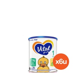 Leche Infantil en Polvo Vital 1 0 A 6 Meses x 6 un de 800 g C/u