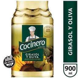 Aceite Oliva y Girasol Cocinero 900 cc