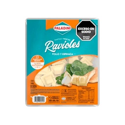 Ravioles Pollo y Espinaca Paladini 500 gr