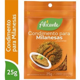 Condimento para Milanesas Naturalidad Intacta Alicante 25 gr