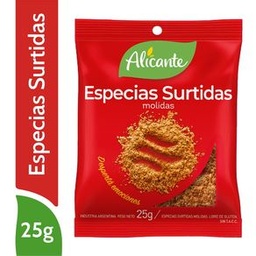 Especias Surtidas Naturalidad Intacta Alicante 25 gr