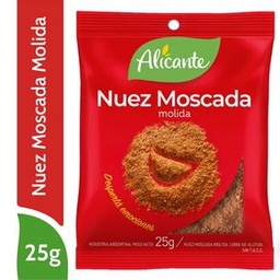 Nuez Moscada Molida Naturalidad Intacta Alicante 25 gr