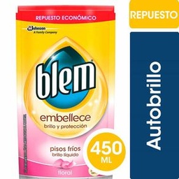 Autobrillo Pisos Incoloro Floral Blem 450 cc