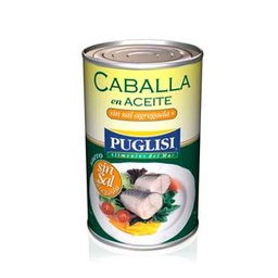 Caballa en Aceite Sin Sal Puglisi 380 gr