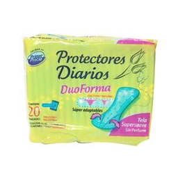 Protectores Diarios Primer Precio 20 un