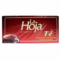 Te en Saquitos La Hoja 25 un