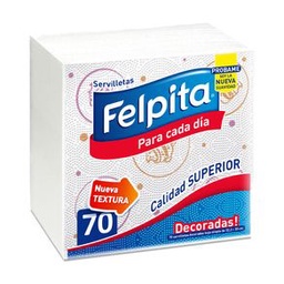 Servilletas Decoradas Felpita 70 un