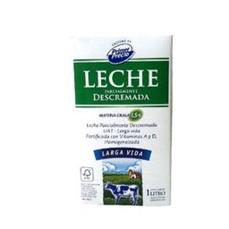 Leche Larga Vida Desremada Primer Precio 1 lt