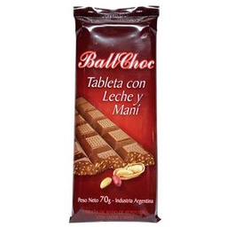 Chocolate Leche Mani Ballchoc 70 gr