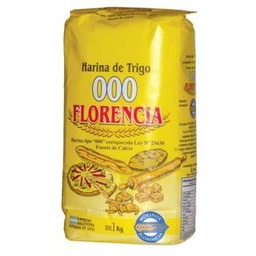 Harina de Trigo Tipo 000 Fuente de Calcio Florencia 1 kg