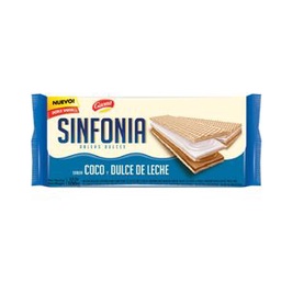 Obleas Duo Coco y Dulce de Leche Sinfonia 100 gr