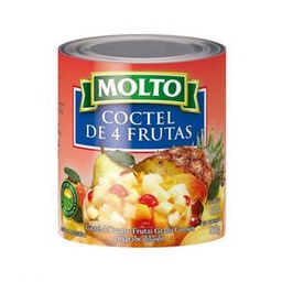 Coctel de 4 Frutas Comun Molto 820 gr