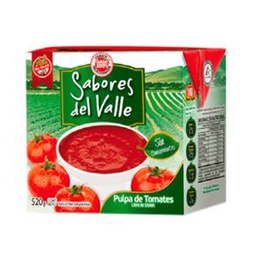 Pure Tomate Sabores Del Valle 520 gr