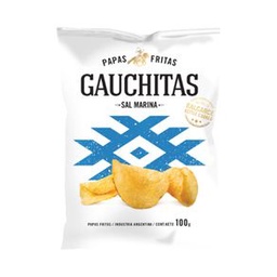 Papas Fritas con Sal Marina Gauchitas 100 gr