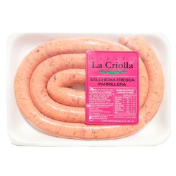 Salchicha Parrillera Bandeja x kg- La Criolla