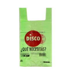 Bolsa Cliente Disco Verde 45 x 55 cm