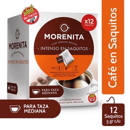 Cafe Saquitos Intenso x 60 gr La Morenita