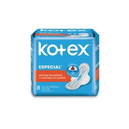 Toalla Femenina Kotex Especial 8un