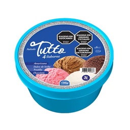 Helado Balde Tutto 4 Sabores 3lts