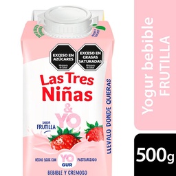 Producto A Base de Yogur Frut 500g Las Tres Niñas