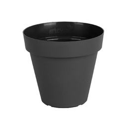 Maceta Plast Capri Outzen 25cm Antracita