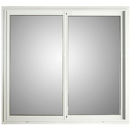 Ventana 100x90 cm. Aluminio Corrediza Blanca