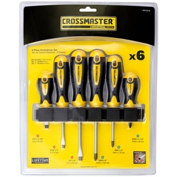 Set Destornilladores  Crossmaster 6 Piezas