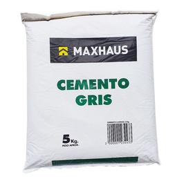 Cemento Gris x5 kg. Maxhaus