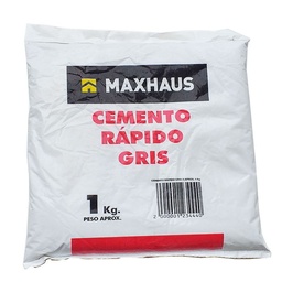 Cemento Rapido Gris x1 kg. Maxhaus