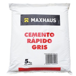 Cemento Rapido Gris x5 kg. Maxhaus