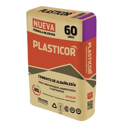 Cemento de Albañileria Plasticor 40 kg Loma Negra