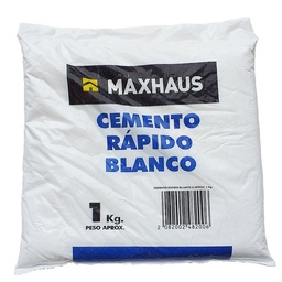 Cemento Rápido Blanco x1 kg. Maxhaus